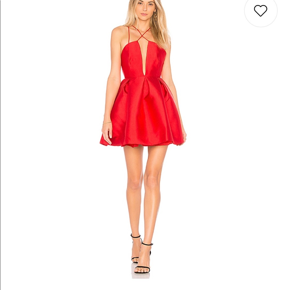 Fame and Partners red sienna dress